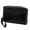 Nordee HP102 čierna pánska taška na opasok z hovädzej kože 21,5 x 14 x 6 cm