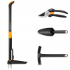 FISKARS Xact odstraňovač buriny + záhradnícka nôžka + lopata (FISKARS Xact odstraňovač buriny + záhradnícka nôžka + lopata)