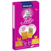 Pochúťky pre mačky Vitakraft Jelly Lovers kuracie a morčacie mäso 6 x 15 g