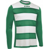 Joma Futbalový dres s dlhým rukávom HORIZONTAL STRIPED GREEN L/S Veľkosť: M