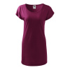 MALFINI Tričko/šaty Love 123, krátký rukáv, dámské MAL-1234314 M Fuchsia