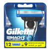 Náhradné vložky čepele Gillette Mach3 Turbo (12 ks) (Náhradné vložky čepele Gillette Mach3 Turbo (12 ks))