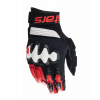 Rukavice HALO, ALPINESTARS (černá/bílá/červená) 2025 XL