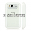 Silikónový obal HTC Wildfire S – Frame – biela