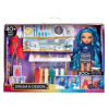 MGA - Hracia súprava Rainbow High Dream & Design Fashion Studio s exkluzívnou modrou bábikou Skyler