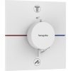 Hansgrohe ShowerSelect Comfort E - Termostat pod omietku pre 2 spotrebiče s EN1717, biela matná 15578700