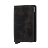 Kožená peňaženka SECRID Slimwallet Vintage Black čierna