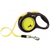 Vodítko Flexi New Neon S páska 5 m (do 15 kg) žltá