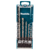 MAKITA E-11536 Sada vrtákov do kameňa, betónu 5-dielna stopka hladká