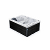 Lovia Vírivka pre 3 osoby 220x156x88 L301 Opláštění: Blackstone, Barva akrylátu: White Marble