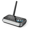 Hama Bluetooth audio adaptér Link.it duo, receiver/transmitter, analóg+digital (5.2 Bluetooth prijímača a vysielača v jednom, možnosť súčasného pripojenia dvoch BT zariadení, informačný LCD displej, a