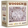 WOODEN CITY Dřevěné Mapa doby objevů 2v1 EKO 505 dielov