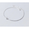 For Silver Minimalistická retiazka na nohu so zirkónom - Striebro 925