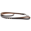 COBBYS PET Vodidlo z pravej kože s hľbkovo vytlačenými pruhmi po okrajoch 15mm/120cm (COBBYS PET Vodidlo z pravej kože s hľbkovo vytlačenými pruhmi po okrajoch 15mm/120cm)