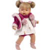 Llorens 38364 JOELLE - realistická bábika so zvukmi a mäkkým látkovým telom - 38 cm MA4-38364