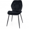 SIGNAL MEBLE Jedálenská stolička RICK VELVET, čierna/čierna bluvel 19
