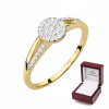 Zlatý Prsteň Diamantový 0,18 ct-437 (Zlatý Prsteň Diamantový 0,18 ct-437)