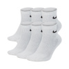 Ponožky Nike Everyday Cushion 6Pak SX7669-100 L ( 42 - 46 )