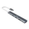 USB (3.0) hub 5-port, UH008, kovový, Marvo (512)
