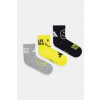 Detské ponožky adidas Performance SMILEY 3-pak čierna farba, JY4158 40/42