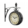 Hodiny - Nástenné hodiny Obojstranné retro Retro 21 cm stanice (Hodiny - Nástenné hodiny Obojstranné retro Retro 21 cm stanice)
