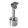 držiak madla pevný na trubku ø 42.4mm (78x64mm, 45° uhol), brúsená nerez K320 /AISI304