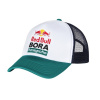 Sieťovaná šiltovka RED BULL BORA (biela/čierna/zelená)