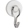 Maul magnet (Ø x v) 35 mm x 53 mm guľatý, s hákom biela, strieborná 2 ks 6155702; 6155702