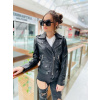 Max Original Leather Dámska kožená bunda LINDA (S 40-42) - Čierna - S