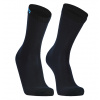 Nepremokavé ponožky Dexshell Ultra Thin Crew - čierna Veľkosť: L (42-44)