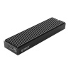 AppleMix ORICO adaptér / rámček pre Apple MacBook - USB-C na M.2 NVME - plastový / hlinený - sivý
