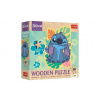 Trefl Puzzle dřevěné nepravidelné tvary - Lilo a Stitch - 50 dílků
