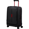 Samsonite ESSENS 55 cm Kufr Spinner černý Charcoal / Red 39 l