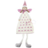 Textilní adventní kalendář - ANDÍLEK 110CM fialový (AV5028)