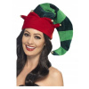 Kostým, maska - Elf Elf Hat Green Hat Dwarf Elf (Elf klobúk so zvonmi elf santa claus svätý)