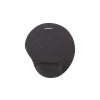 Podložka pod myš ergonomická gélová Natec Marmot, čierna, 245x225 mm NPF-0783