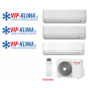 TOSHIBA SHORAI MULTISPLIT 3× 3,5 kW