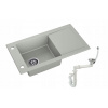 Kuchynská batéria - Moderno Granite Sink Mario Gray 76 x 43 + SIPHON (Kuchynská batéria - Moderno Granite Sink Mario Gray 76 x 43 + SIPHON)