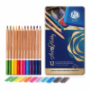 Umelecké farbičky z cédrového dreva Art&Hobby, 12 farieb, 312117001