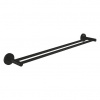 Grohe Start Dvojitý držiak na uteráky, 65,4 cm, čierny matný 412032430