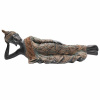 Nefertitis Buddha ležiaci thajská soška starožitný vzhľad NF6555 - výška cca 37 cm