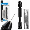Mini ručná vŕtačka 0,5-3 mm + 25 vrtákov, GEKO