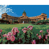 Maľovanie podľa čísel – Antická stavba v rozkvitnutej záhrade, 100 × 80 cm, napnuté plátno na rám 8596530048114