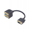 Gembird adaptér VGA splitter - rozdvojka, kábel, 0.2 m (CC-VGAX2-20CM)