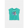 Detské bavlnené tričko United Colors of Benetton x Disney 3JERC10P2.G.Seasonal tyrkysová 168