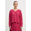 Sveter s prímesou vlny United Colors of Benetton 126WD402Z ružová S