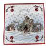 Vianočný gobelínový obrus na stôl Betlehem 90x90 cm Chenille IT013 90x90 cm Viacfarebná