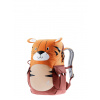 Detský turistický batoh Deuter Kikki - mandarine/redwood