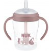 NUK Fľaštička na učenie Perfect Match so slamkou 150 ml Bear