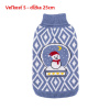 Sveter Christmas Snowman pre psa Nobleza S 25cm Farba: Modrá